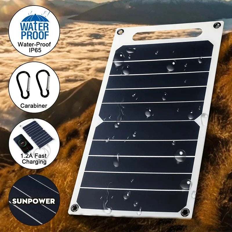 Solar Panel With USB Waterproof-3